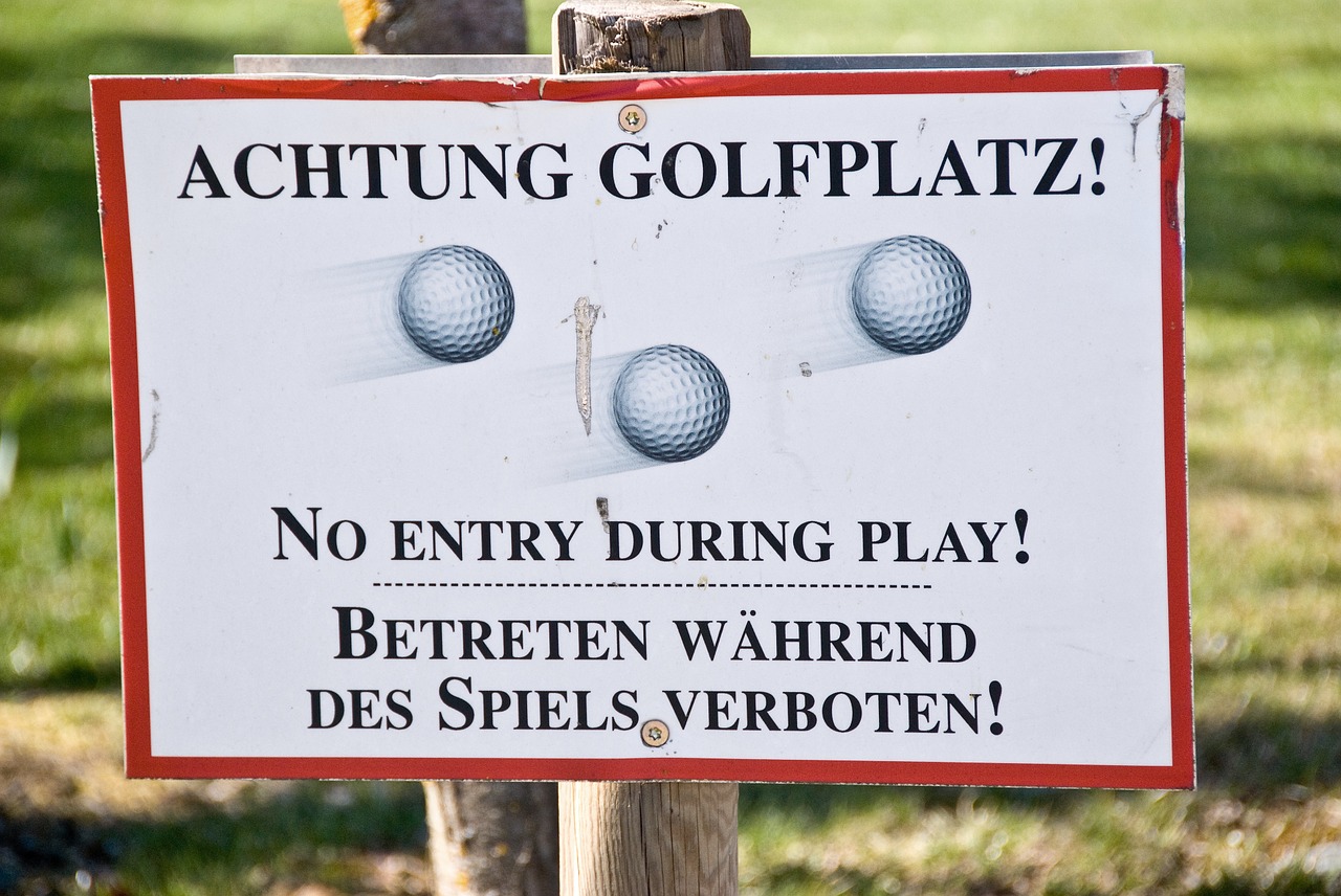 golf golf course attention free photo