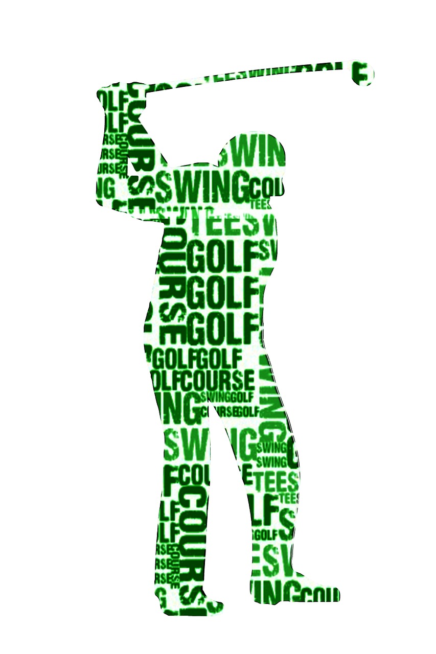 golf sport silhouette free photo