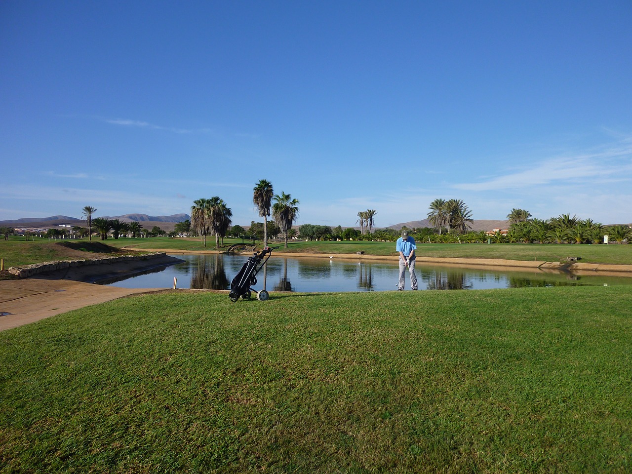 golf fuerteventura holiday free photo