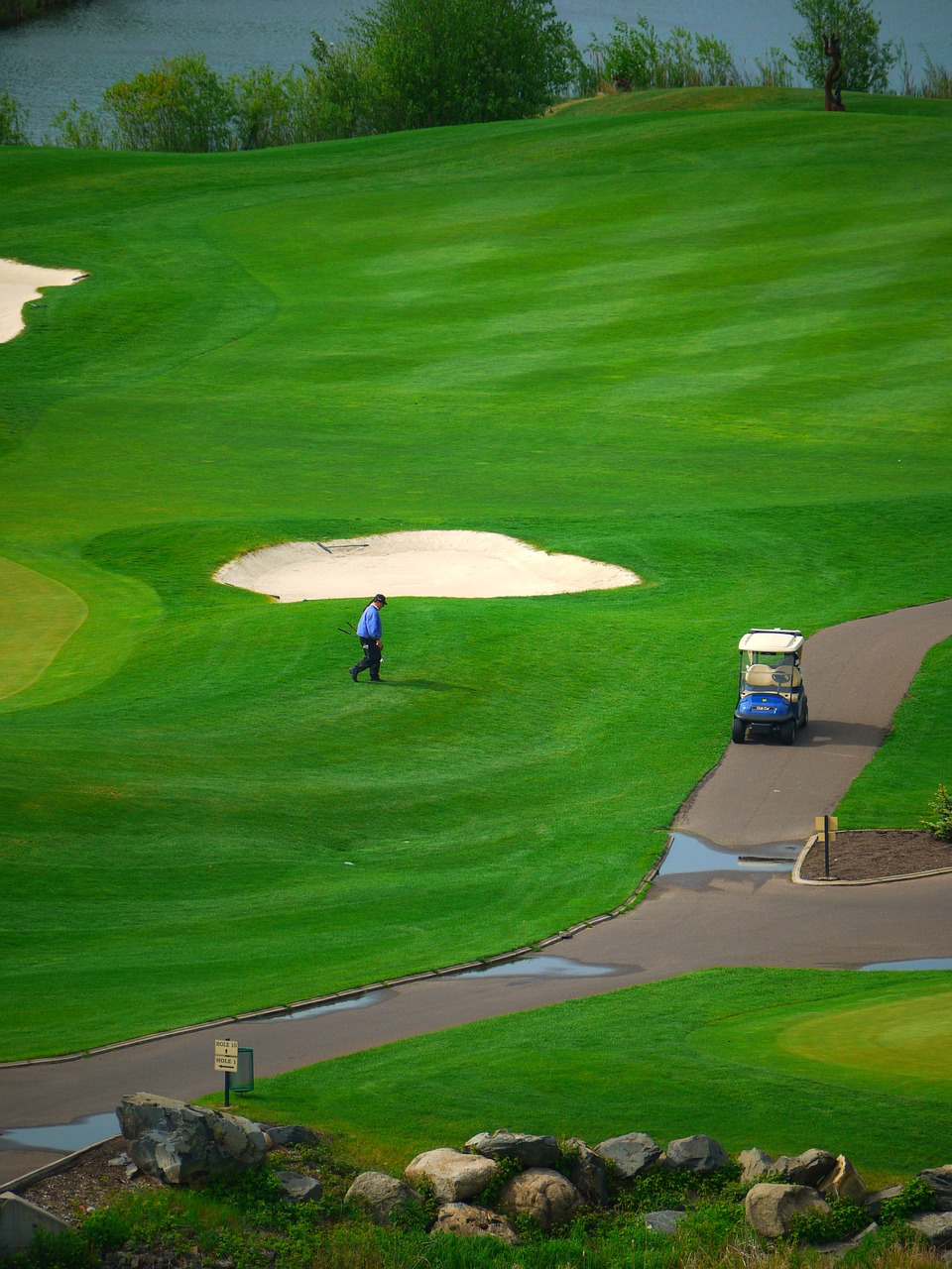 golf green cart free photo