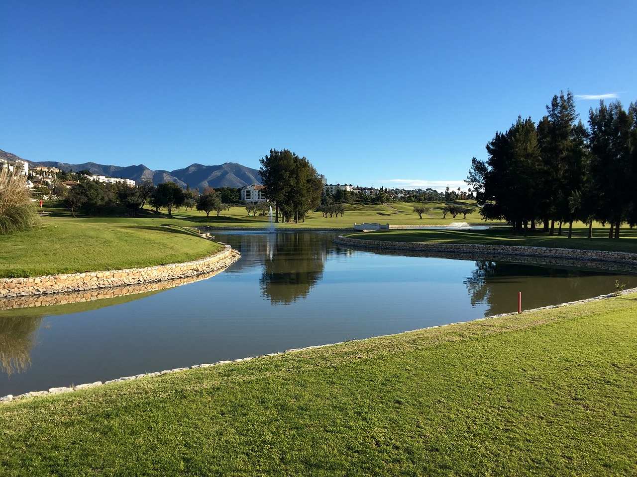 golf golf course field free photo