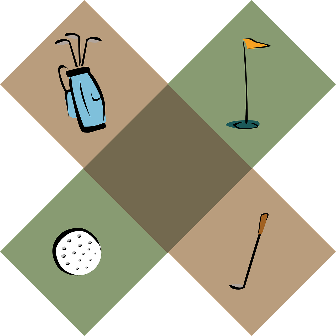 golf symbols golfing free photo