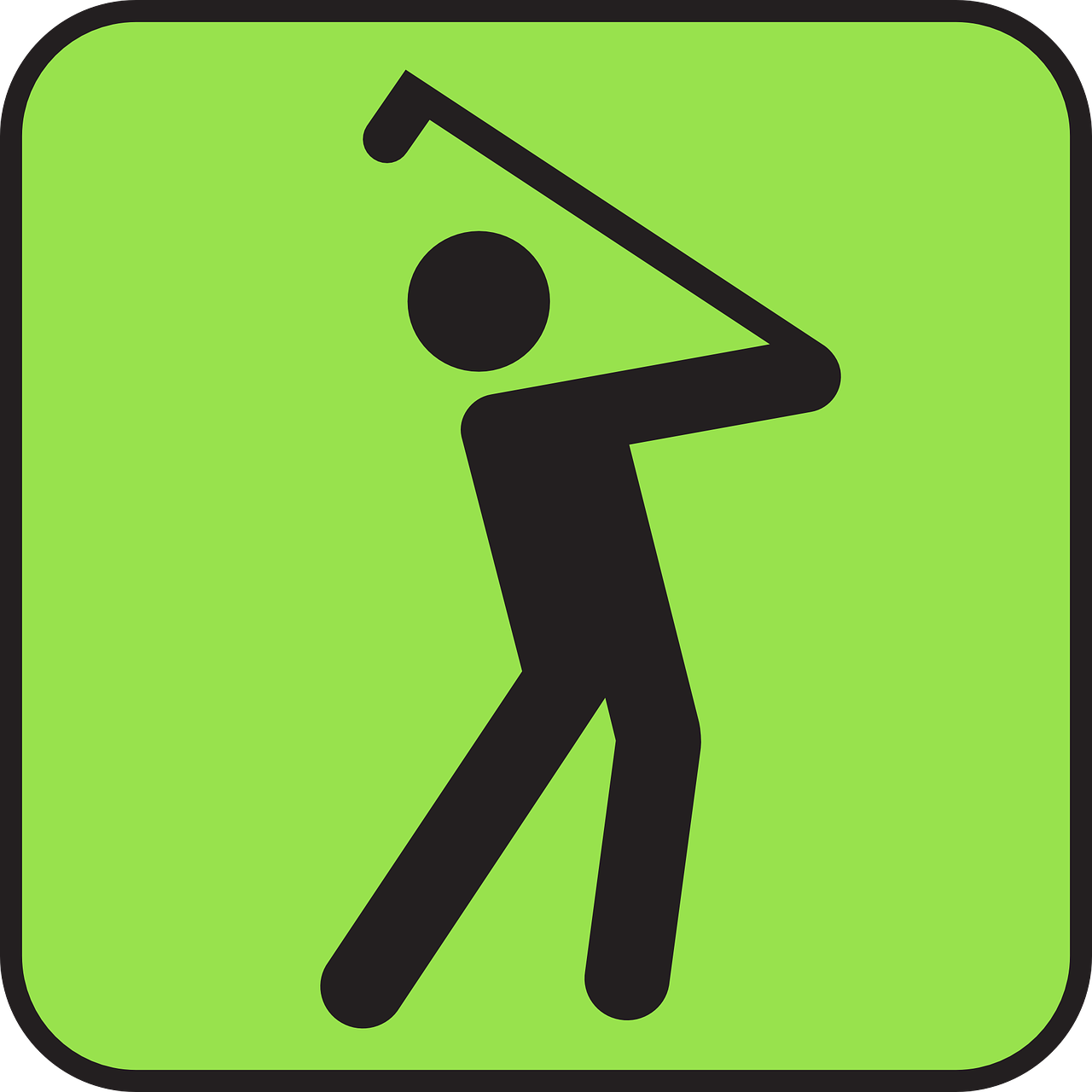 golf player sport free photo