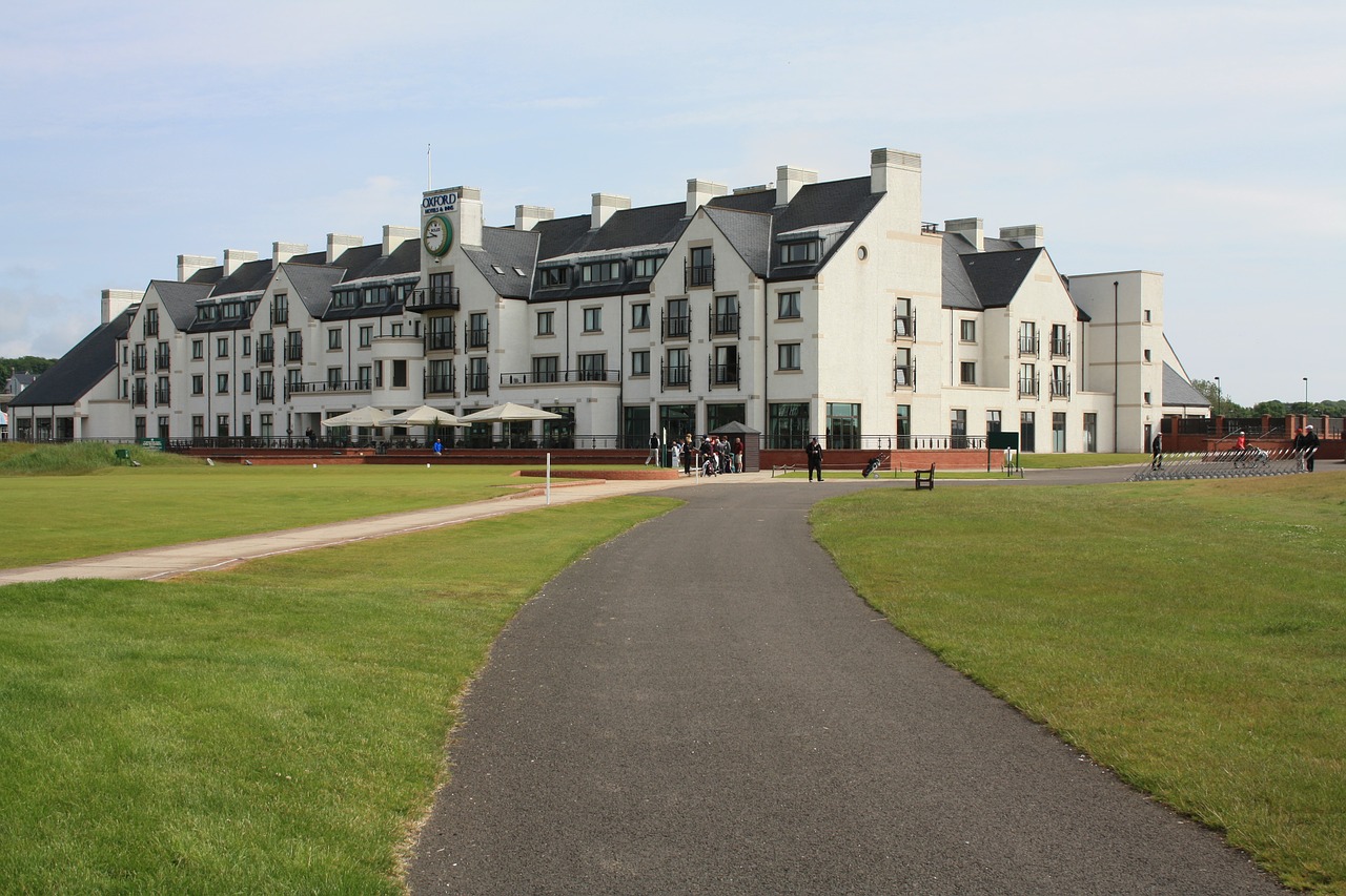 golf carnoustie golf hotel scotland free photo