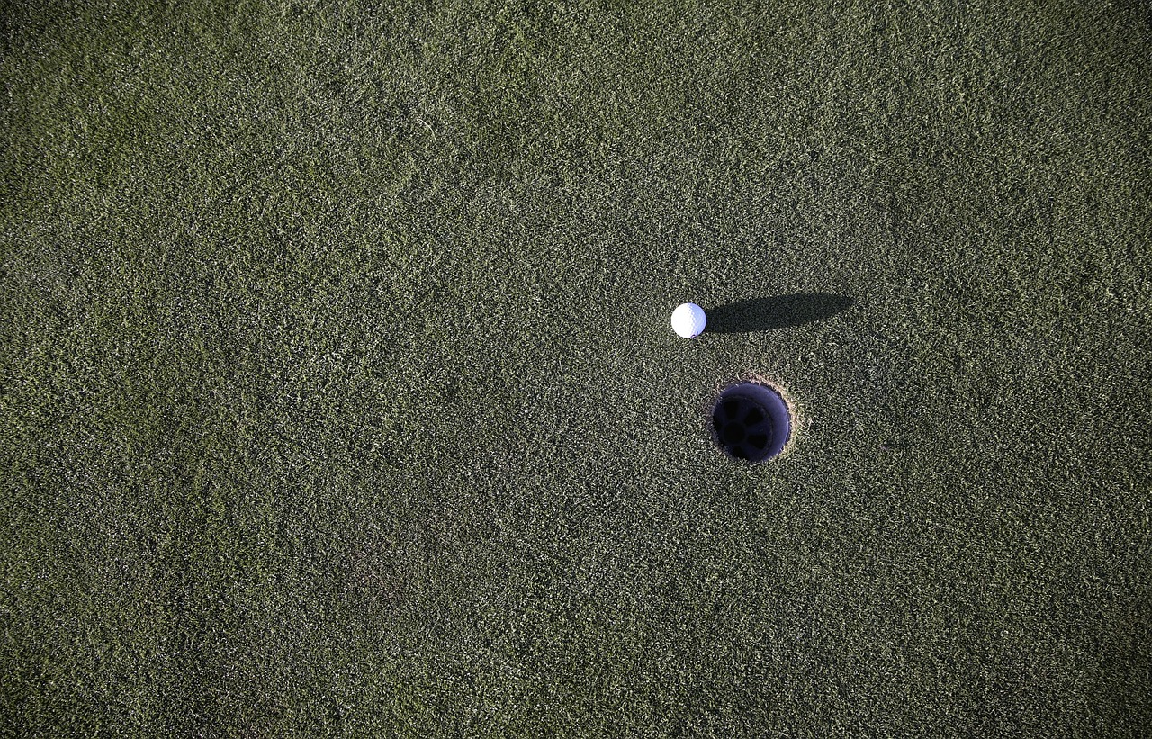 golf hole eingelocht free photo
