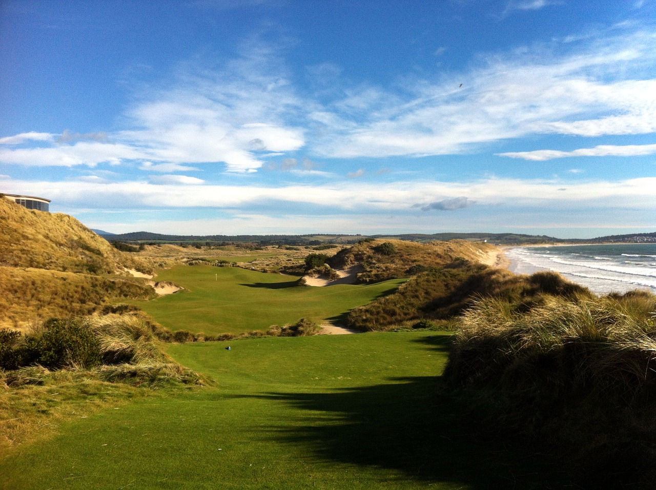 golf sky clouds free photo