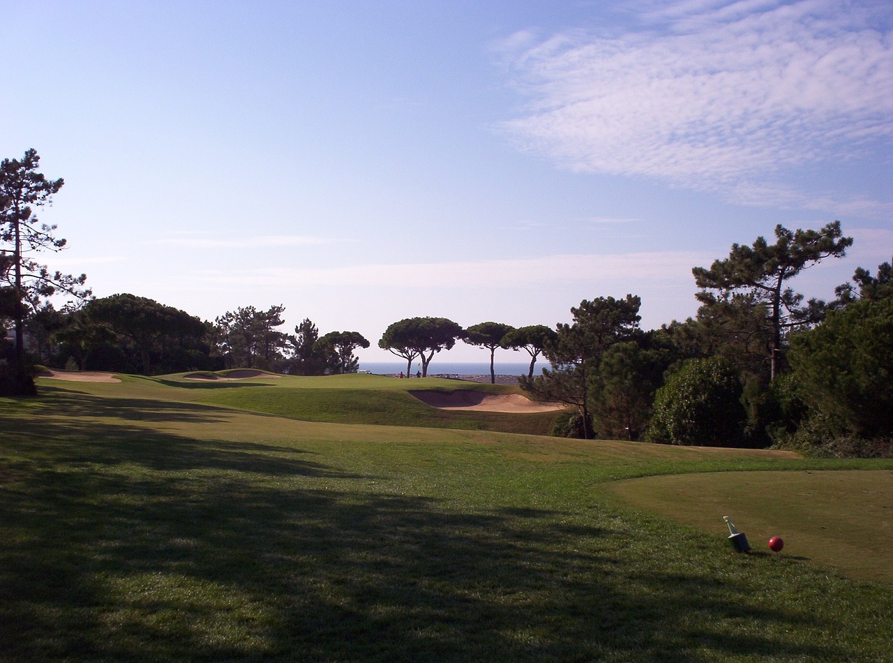 golf algarve landscape free photo