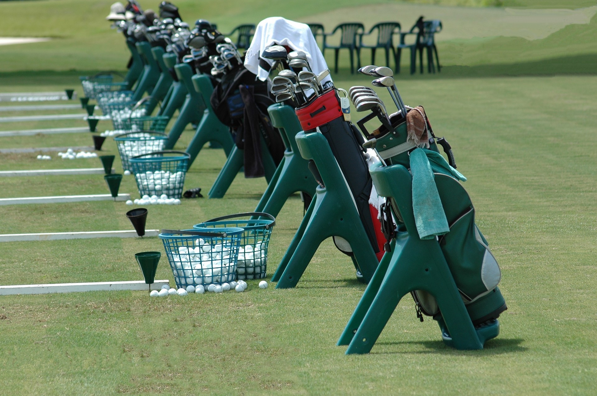 golf clubs bags free photo
