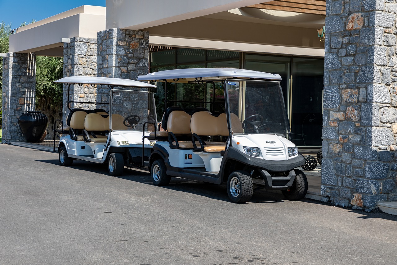 golf carts  golf  sports free photo