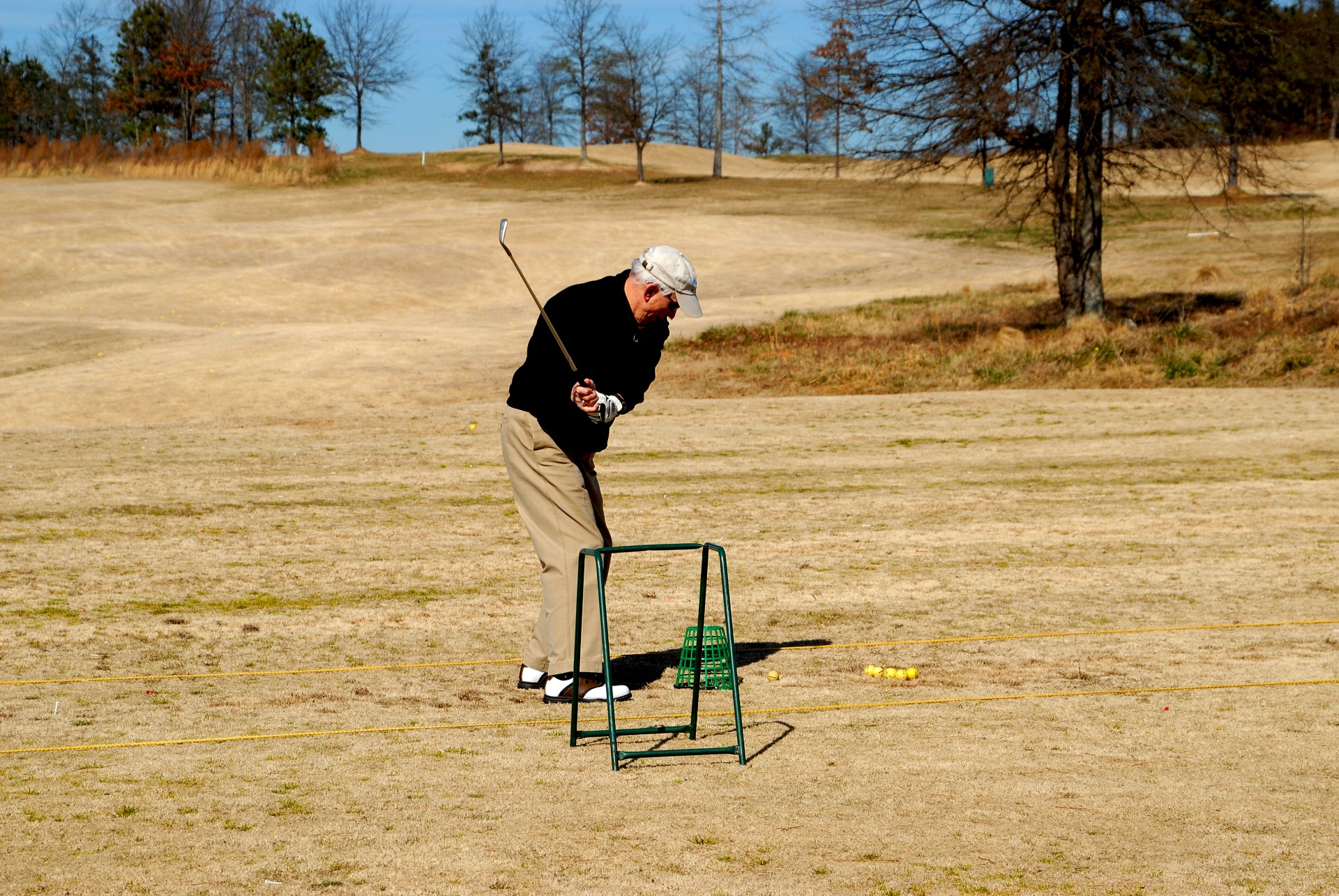 driving range golf course practice free photo