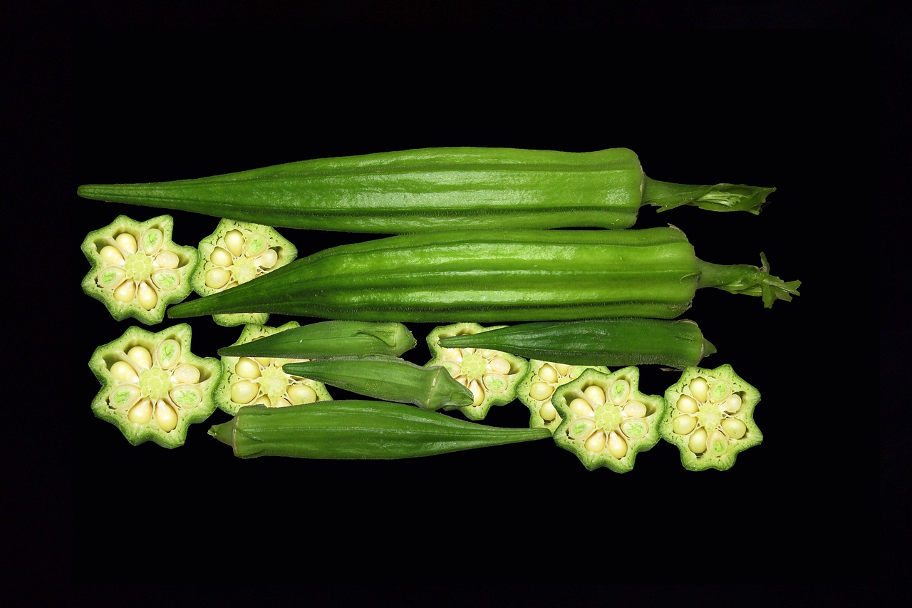 gombos  exotic vegetable  okra free photo