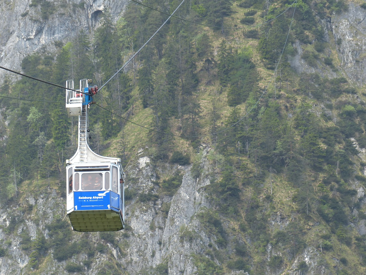 gondola cable car mountain railway free photo