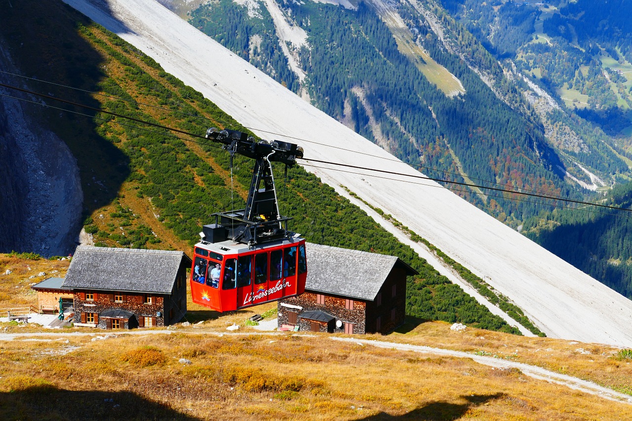 gondola cable car luenersee free photo