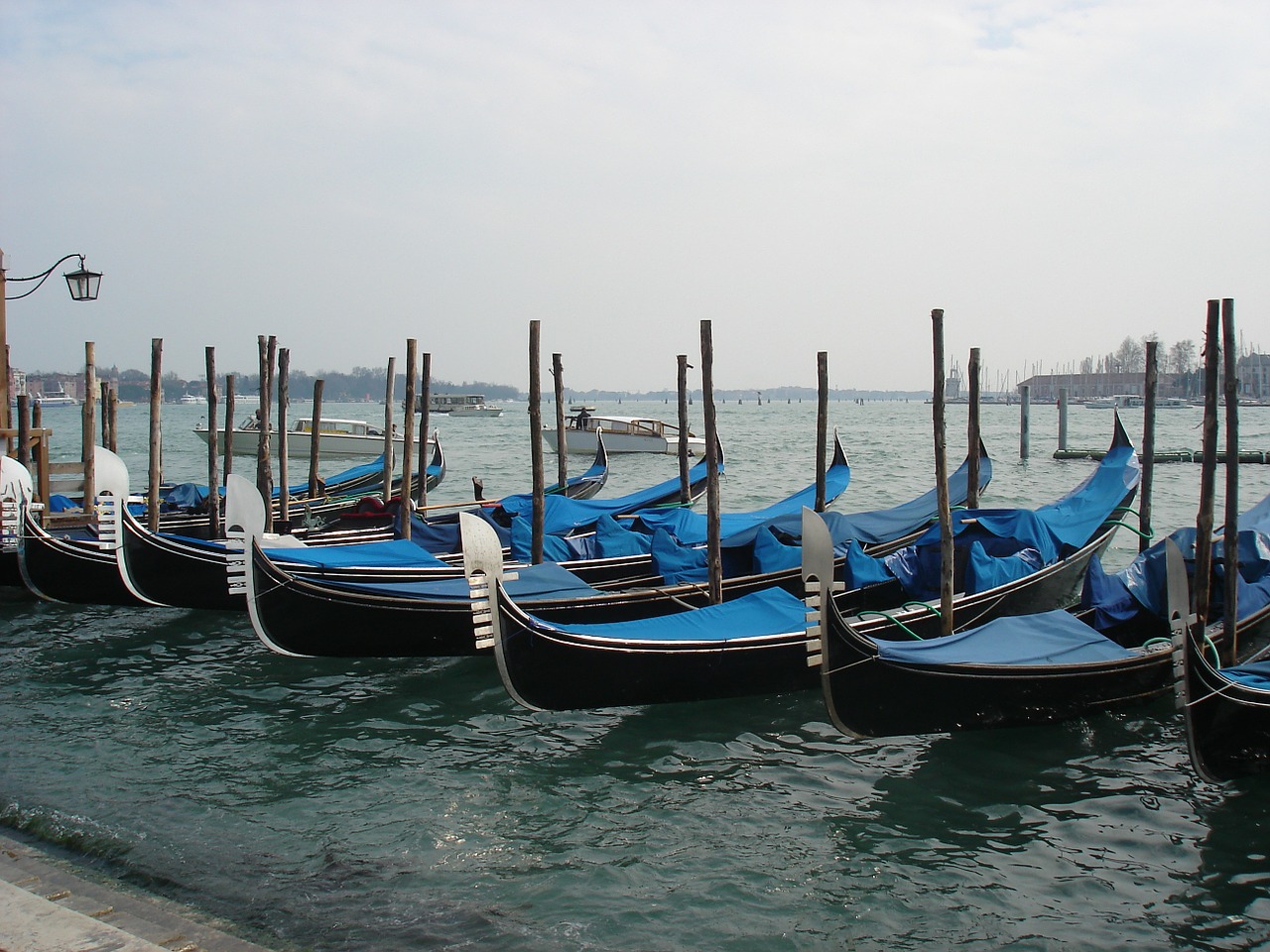 gondolas venice water free photo