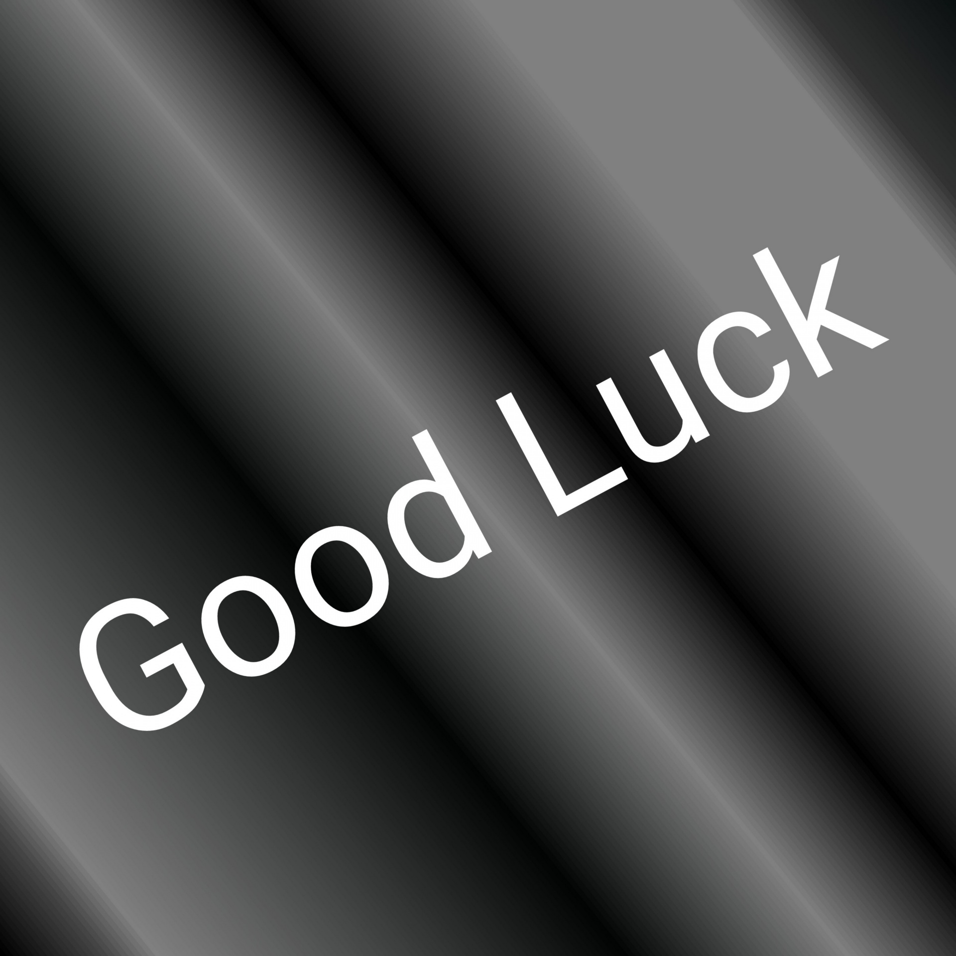 white text good luck free photo