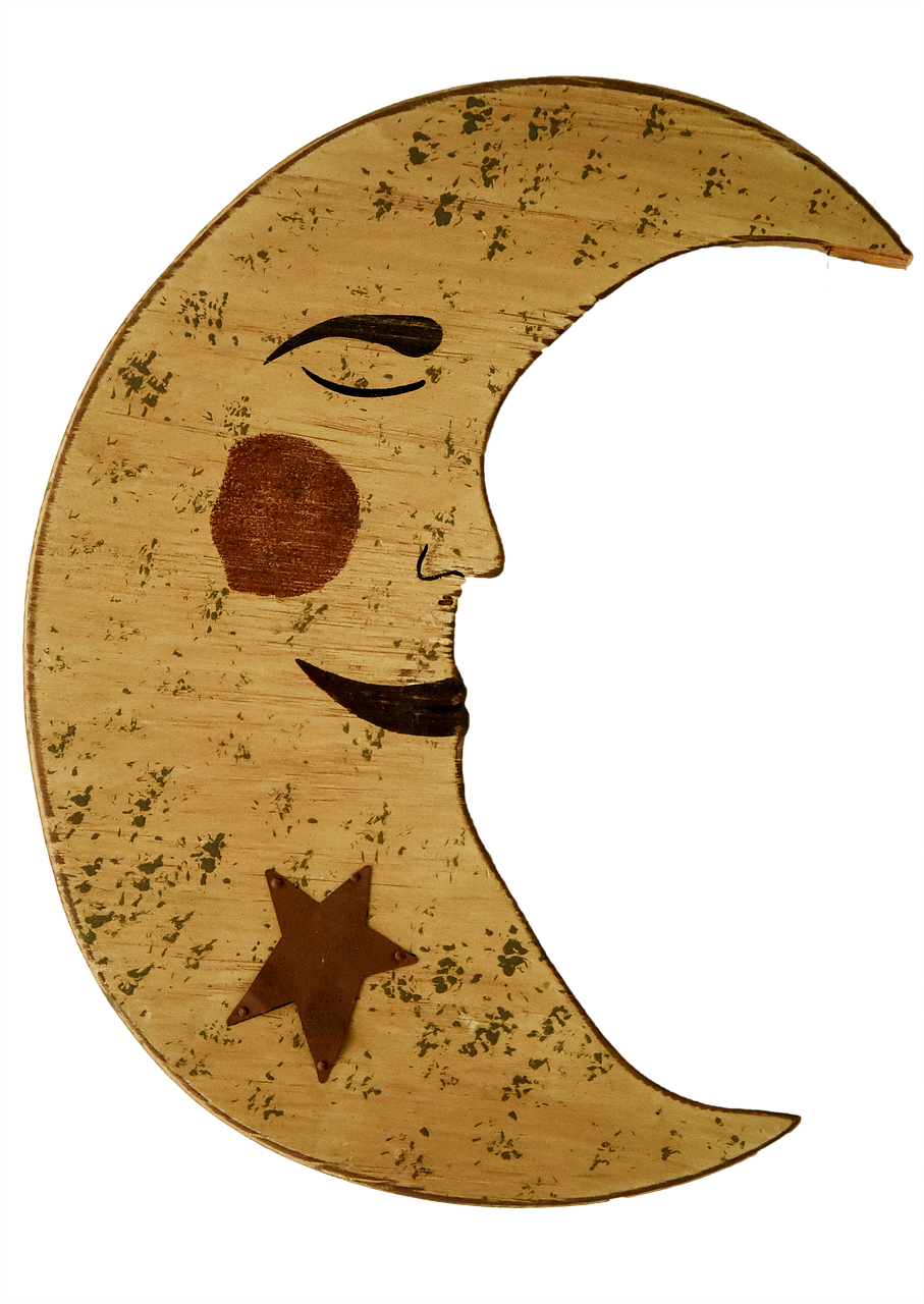 good night crescent luna free photo