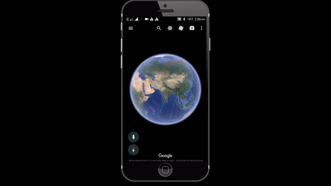 google earth mobile free photo