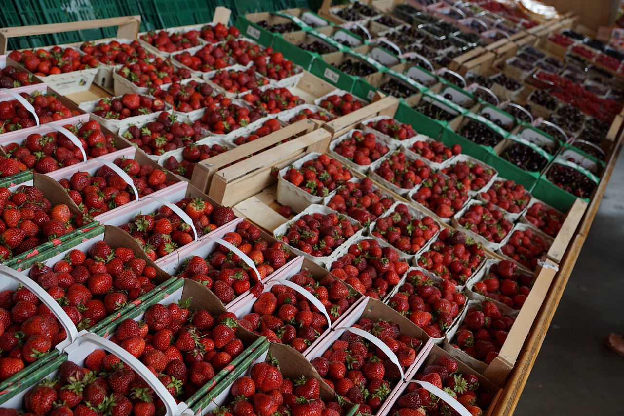 gooseberries strawberries eat free photo