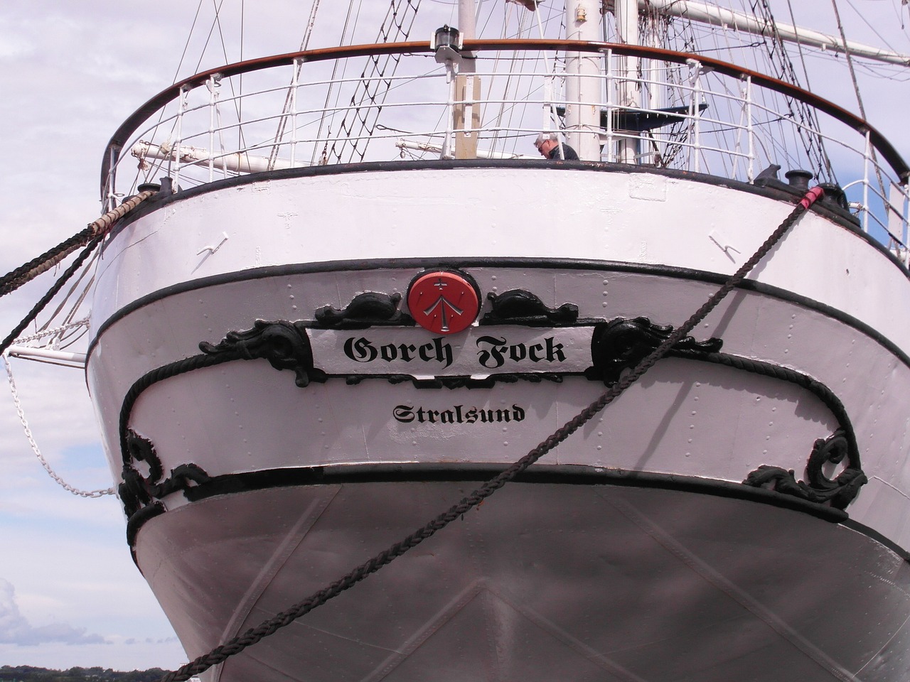 gorch fock sailing vessel stralsund free photo