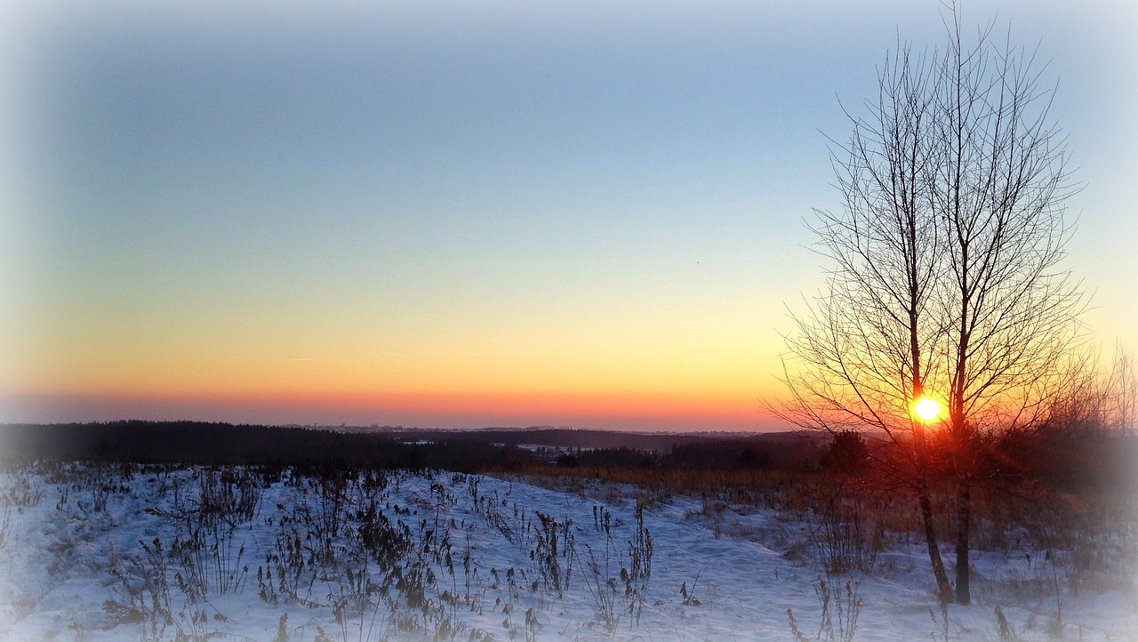 gorenice poland sunset free photo