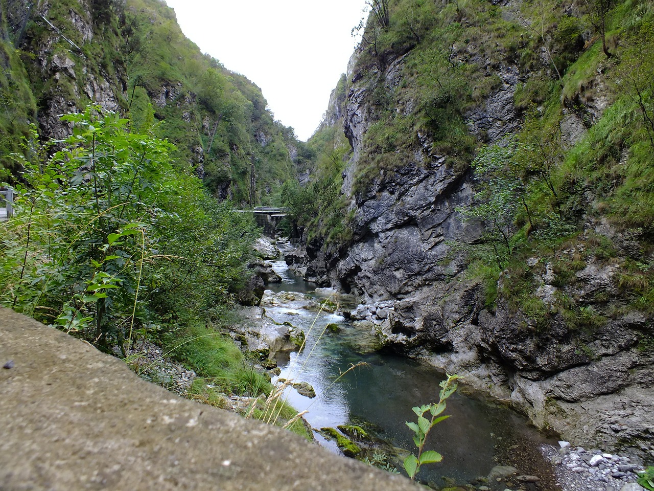 gorge river landscape free photo