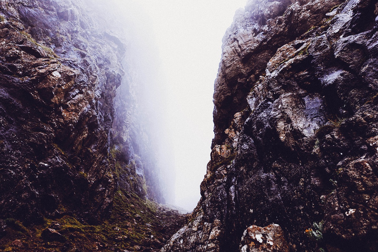 gorge canyon mountains free photo