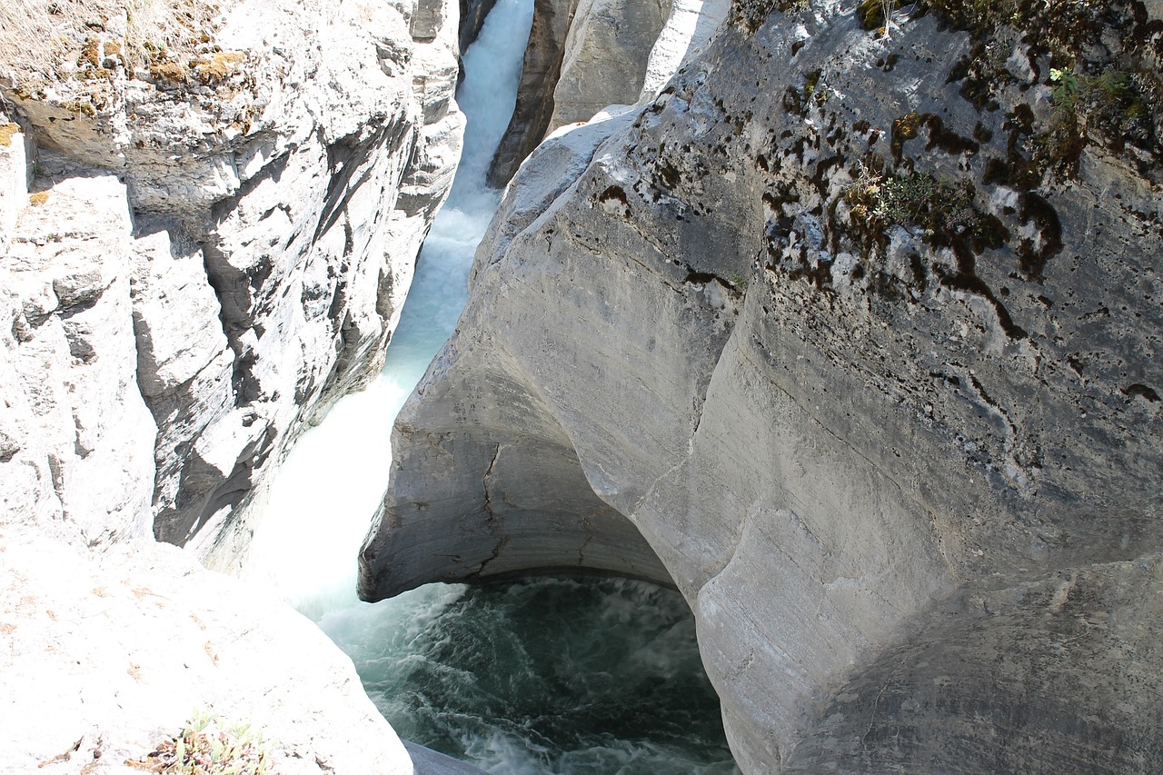 gorge canyon white free photo