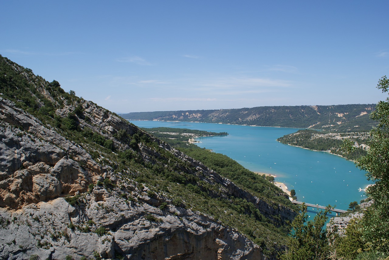 gorges verdon mountains free photo