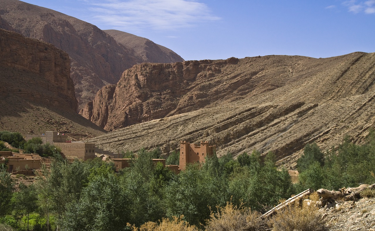 gorges du dades dades gorge morocco free photo