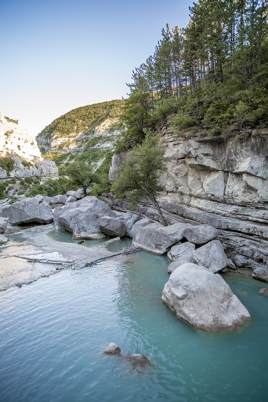 gorges du verdon gorge meouge throat free photo