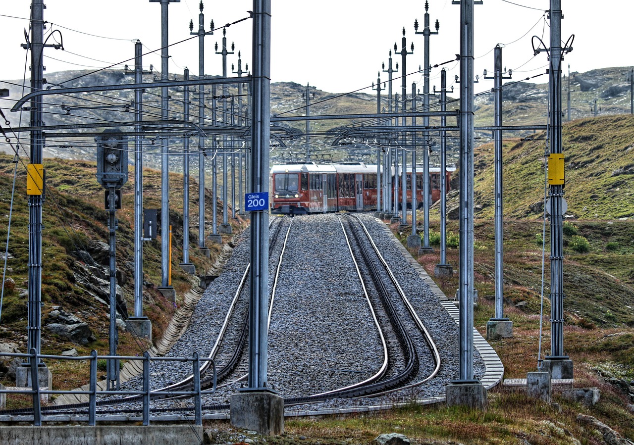 gornergrat train mountain railway free photo