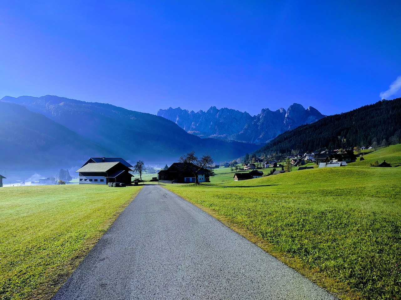 gosau austria alpine free photo