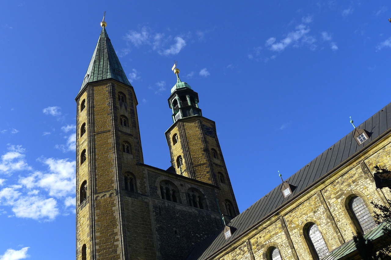 gosslar church sky free photo