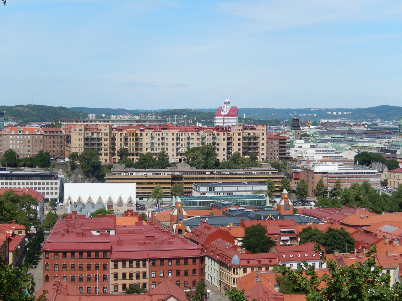 gothenburg rooftops city free photo