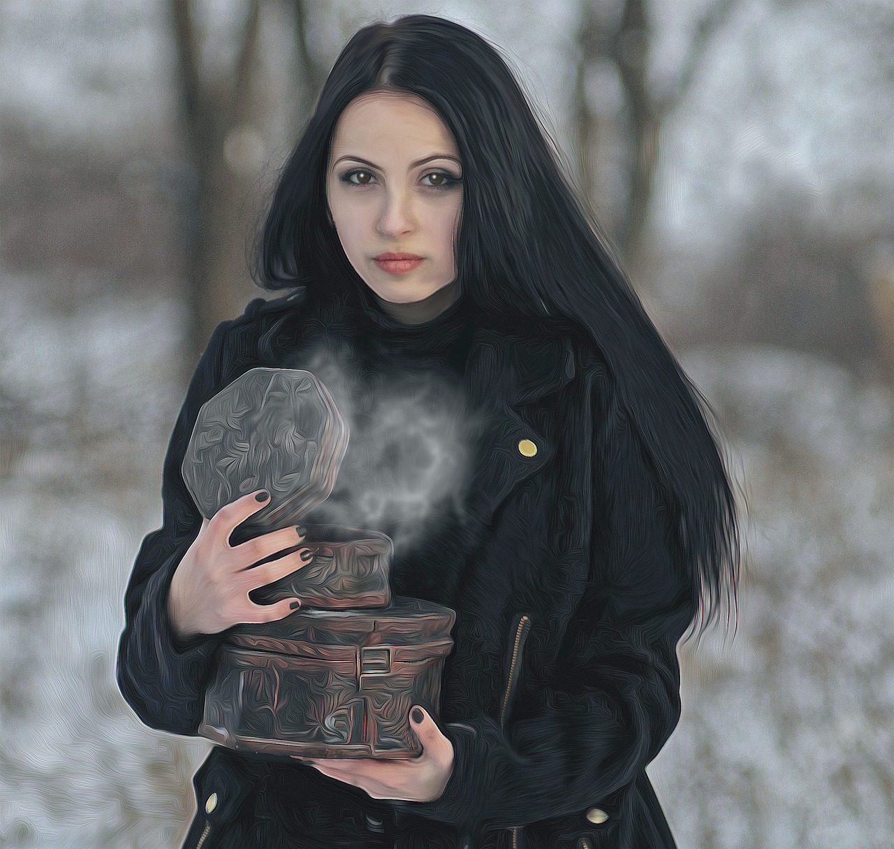 gothic female dark free photo