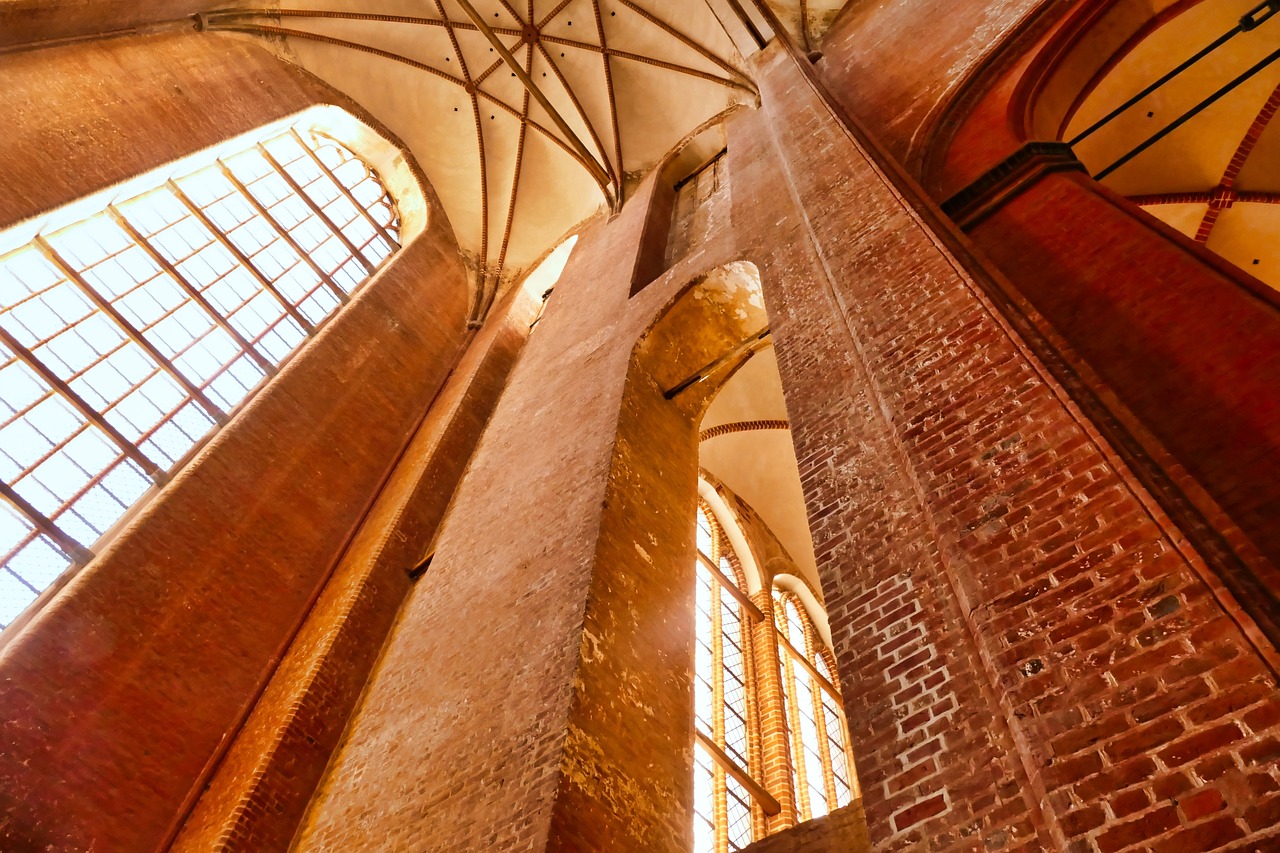 gothic  brick  church free photo