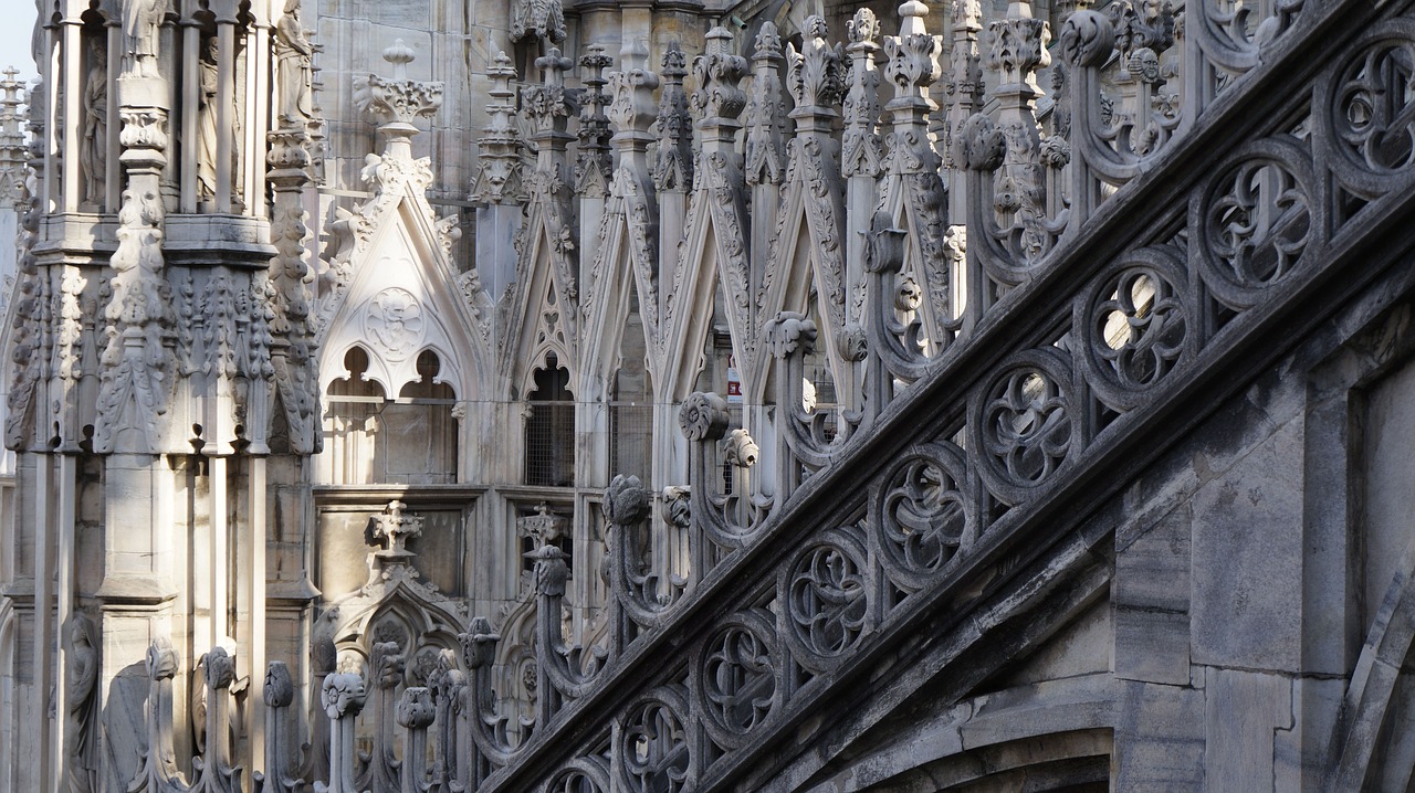 gothic  cathedral  milan free photo