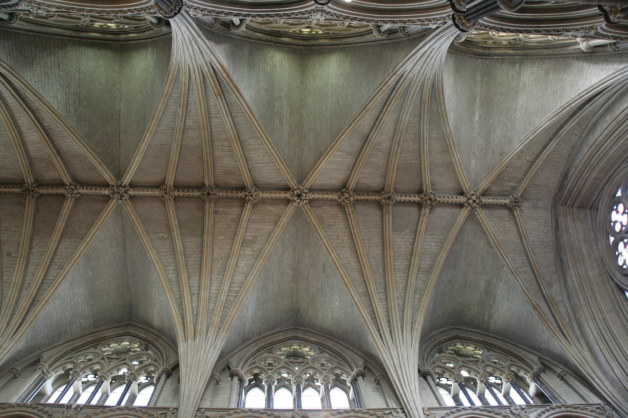gothic the vault the ceiling free photo