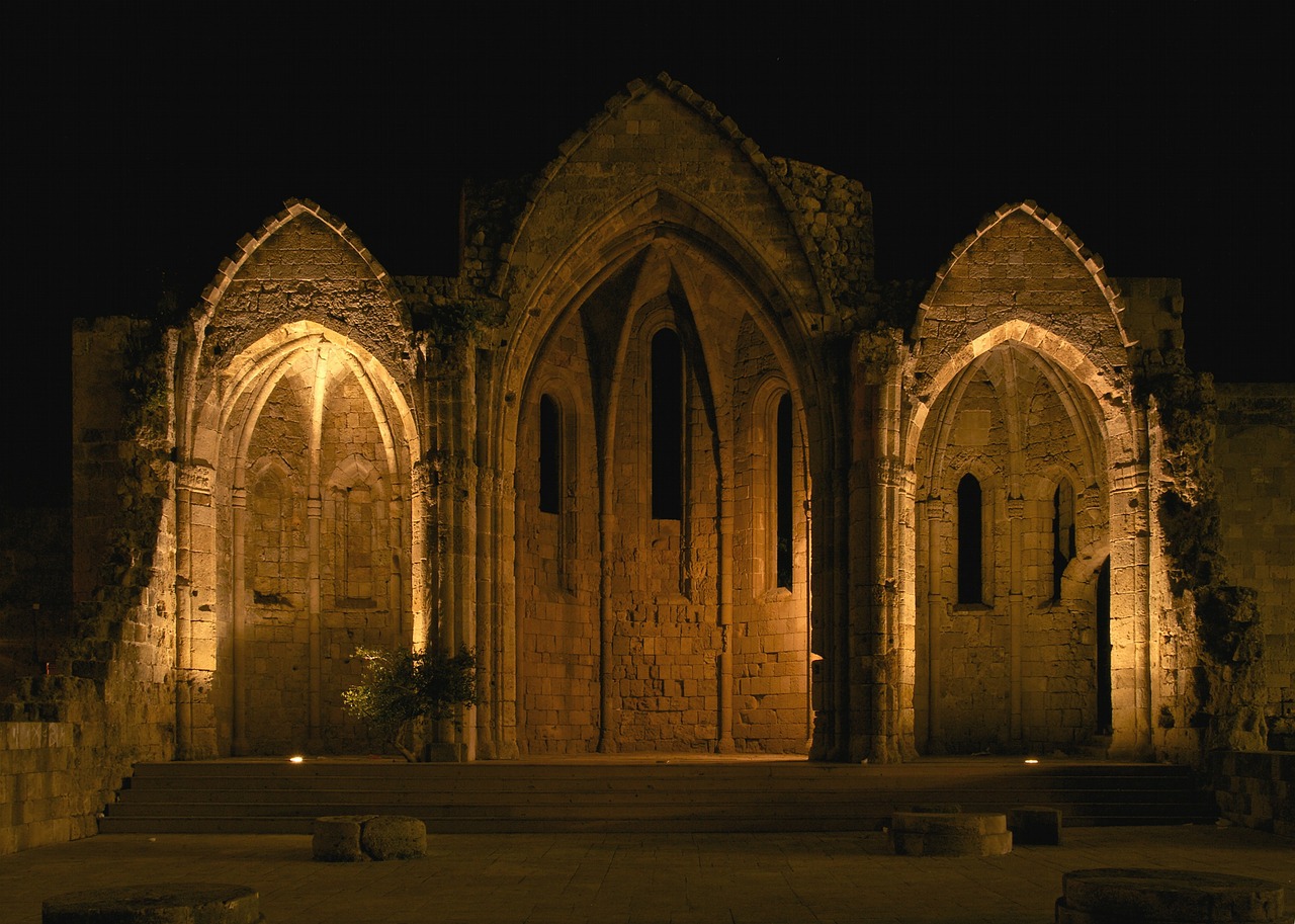gothic gothic church archway free photo