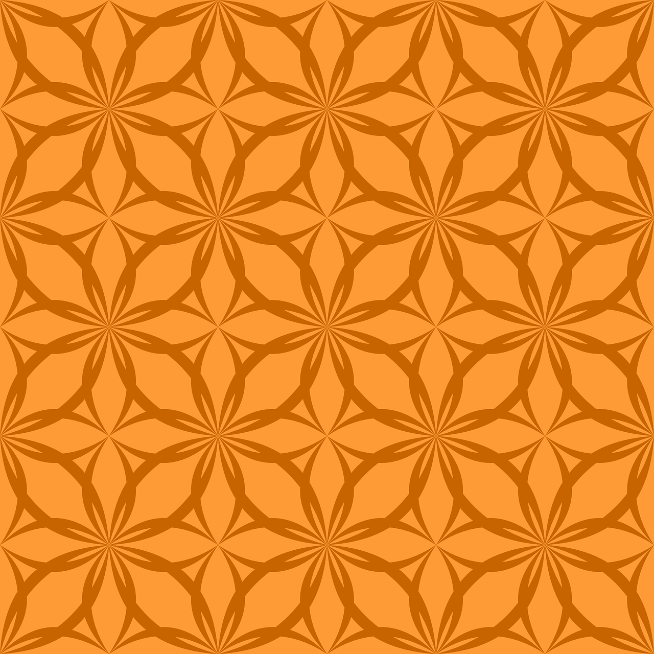 gothic pattern orange free photo