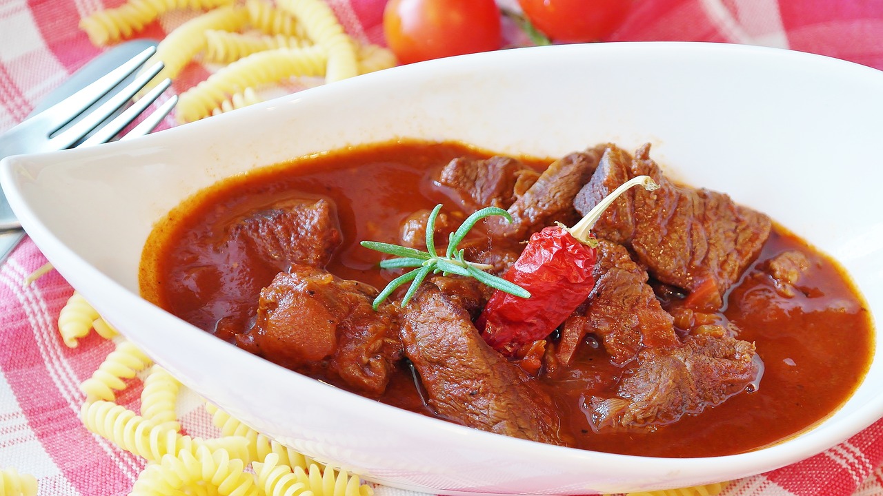 goulash meat beef free photo