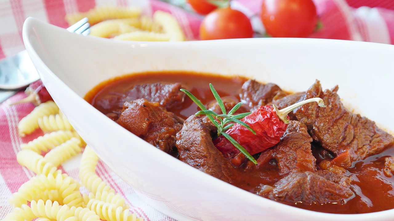 goulash meat beef free photo