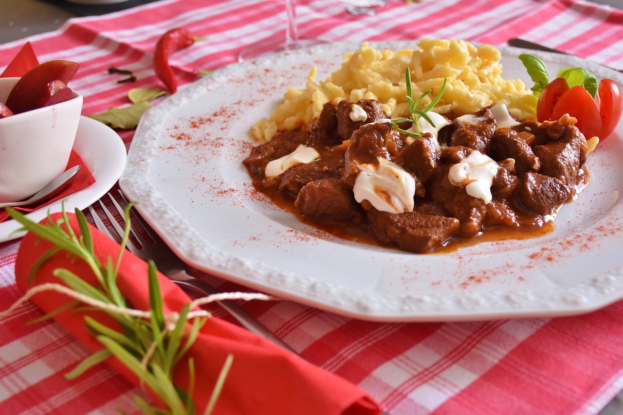goulash meat wild game meat free photo