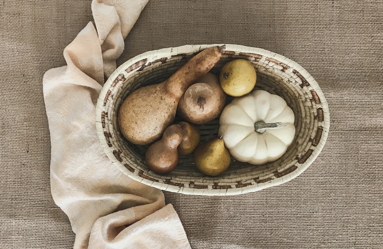 gourds from above autumn free photo