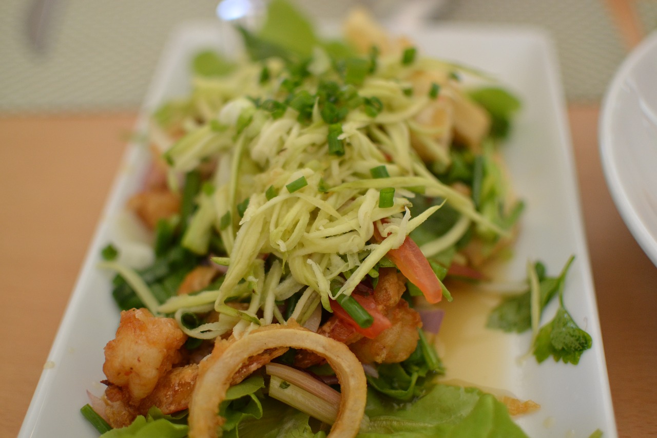 gourmet squid rings thailand cuisine free photo