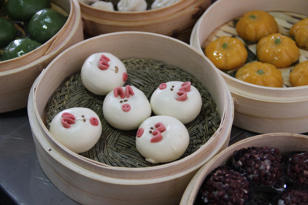 gourmet dumplings pig package free photo