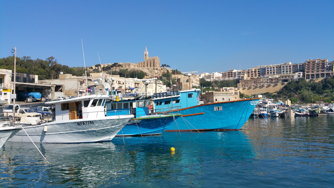 gozo island port free photo