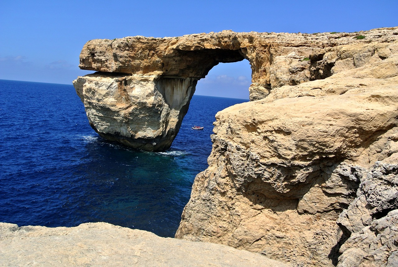 gozo malta azure window free photo