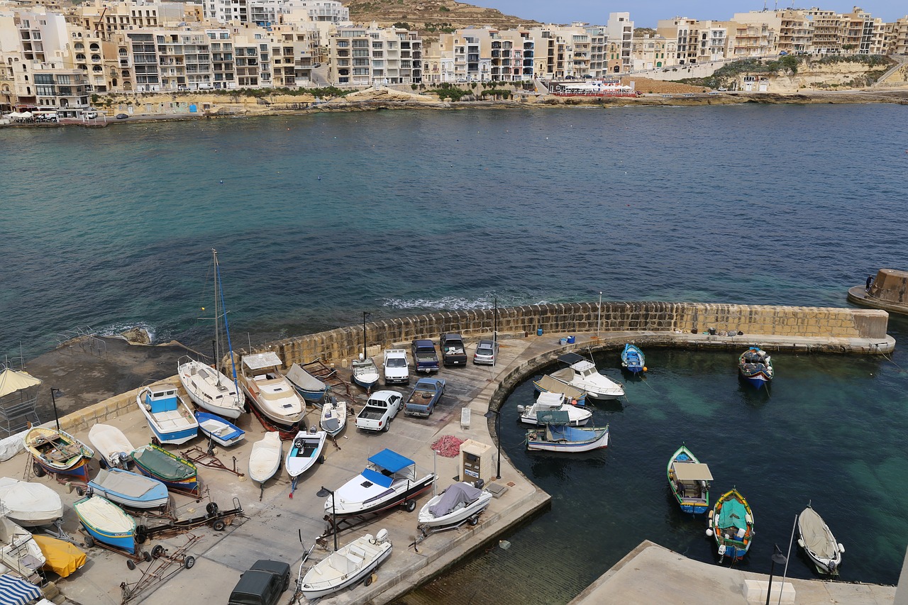 gozo  harbor  malta free photo