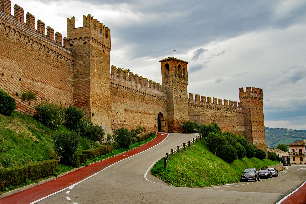 gradara the walls fortress free photo